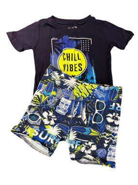 Childrens Place Boys Chill Vibes Pajama Short Set Size 6 (SKU: 163B)